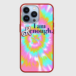 Чехол для iPhone 13 Pro I am Kenough - retro tie-dye, цвет: 3D-красный