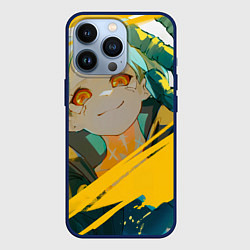 Чехол для iPhone 13 Pro Cyberpunk Edgerunners Ребекка, цвет: 3D-тёмно-синий