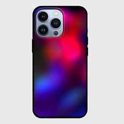 Чехол для iPhone 13 Pro Гградиент красный и синий, цвет: 3D-черный