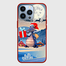 Чехол iPhone 13 Pro Новогодний дракон 2024