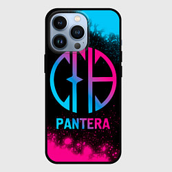 Чехол для iPhone 13 Pro Pantera - neon gradient, цвет: 3D-черный
