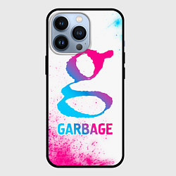 Чехол для iPhone 13 Pro Garbage neon gradient style, цвет: 3D-черный