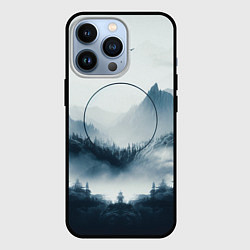 Чехол для iPhone 13 Pro Утренние горы, цвет: 3D-черный