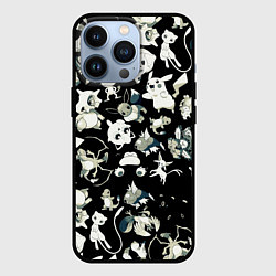 Чехол для iPhone 13 Pro Пикачу и сборник аниме покемонов, цвет: 3D-черный