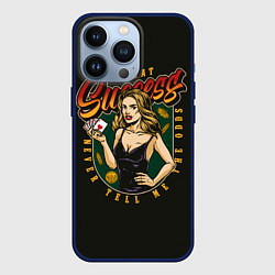 Чехол для iPhone 13 Pro Royal Flush, цвет: 3D-тёмно-синий