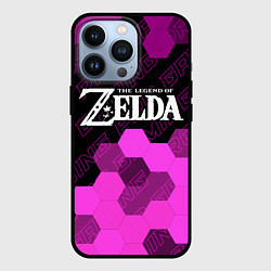 Чехол для iPhone 13 Pro Zelda pro gaming посередине, цвет: 3D-черный