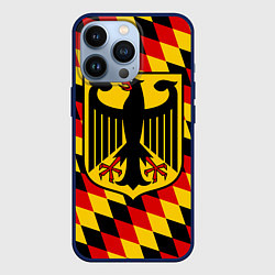 Чехол для iPhone 13 Pro Germany, цвет: 3D-тёмно-синий