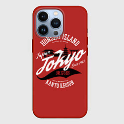 Чехол для iPhone 13 Pro Токио - Япония, цвет: 3D-красный