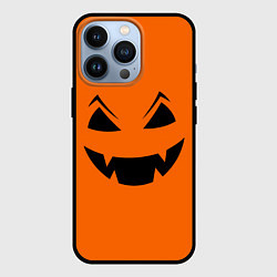 Чехол для iPhone 13 Pro Костюм злой тыквы, цвет: 3D-черный