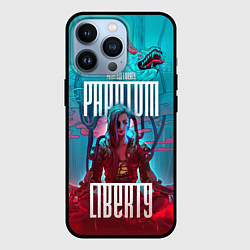 Чехол для iPhone 13 Pro Cyberpunk 2077 Phantom Liberty, цвет: 3D-черный