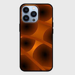 Чехол для iPhone 13 Pro Шоколадные овалы, цвет: 3D-черный