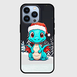 Чехол для iPhone 13 Pro Снежный дракон 2024, цвет: 3D-черный