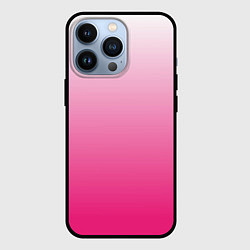 Чехол iPhone 13 Pro Бело-розовый градиент
