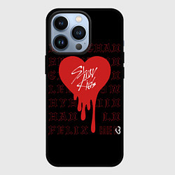 Чехол для iPhone 13 Pro Stray Kids участники, цвет: 3D-черный