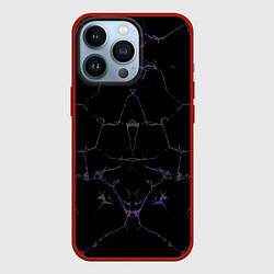 Чехол iPhone 13 Pro Фиолетовые трещины