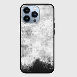 Чехол для iPhone 13 Pro Абстракция - black and white spot, цвет: 3D-черный