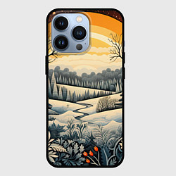 Чехол для iPhone 13 Pro Сказочный узор, цвет: 3D-черный