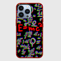 Чехол для iPhone 13 Pro Emc2, цвет: 3D-красный