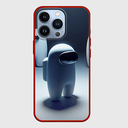 Чехол для iPhone 13 Pro Among us - fantasy - ai art, цвет: 3D-красный