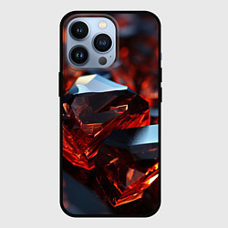 Чехол для iPhone 13 Pro Визуальные ритмы в геометрии, цвет: 3D-черный