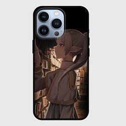 Чехол для iPhone 13 Pro Фрирен ставит книгу на полку, цвет: 3D-черный