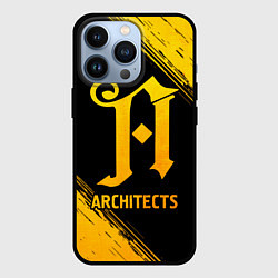 Чехол для iPhone 13 Pro Architects - gold gradient, цвет: 3D-черный