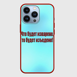 Чехол iPhone 13 Pro Что будет изъедено?