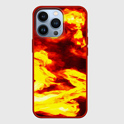 Чехол для iPhone 13 Pro Огненное безумие, цвет: 3D-красный