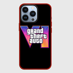 Чехол для iPhone 13 Pro Grand Theft Auto 6, цвет: 3D-красный