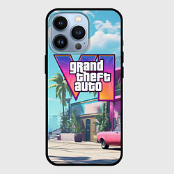 Чехол для iPhone 13 Pro GTA 6 Vice city, цвет: 3D-черный