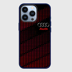 Чехол для iPhone 13 Pro Audi sportdot, цвет: 3D-тёмно-синий