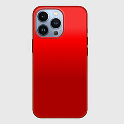 Чехол iPhone 13 Pro Кроваво-красный градиент