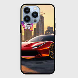 Чехол для iPhone 13 Pro GTA 6 Vice city, цвет: 3D-черный