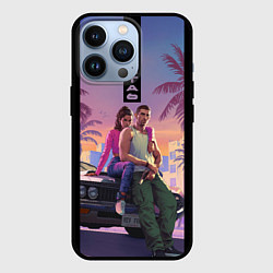 Чехол для iPhone 13 Pro ГТА 6, цвет: 3D-черный