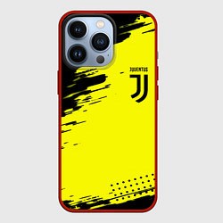 Чехол для iPhone 13 Pro Juventus спортивные краски, цвет: 3D-красный