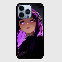 Чехол для iPhone 13 Pro Ферн: Темное освещенеие, цвет: 3D-черный