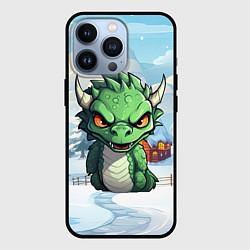 Чехол для iPhone 13 Pro Злой маленький дракон, цвет: 3D-черный
