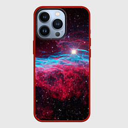 Чехол для iPhone 13 Pro Uy scuti star - neon space, цвет: 3D-красный