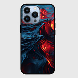 Чехол для iPhone 13 Pro Яркая волнистая абстракция, цвет: 3D-черный