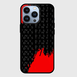 Чехол для iPhone 13 Pro Дестини паттерн шутер краски, цвет: 3D-черный