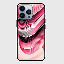 Чехол для iPhone 13 Pro Волны - текстура, цвет: 3D-черный