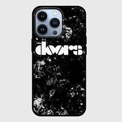 Чехол для iPhone 13 Pro The Doors black ice, цвет: 3D-черный