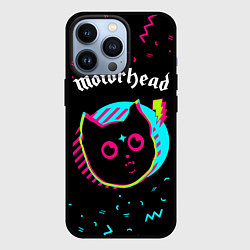 Чехол для iPhone 13 Pro Motorhead - rock star cat, цвет: 3D-черный