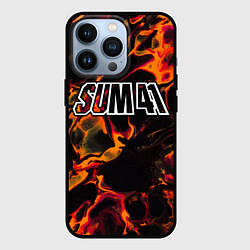 Чехол iPhone 13 Pro Sum41 red lava