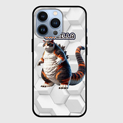 Чехол для iPhone 13 Pro Catzilla big, цвет: 3D-черный