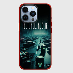 Чехол для iPhone 13 Pro S T A L K E R - City, цвет: 3D-красный