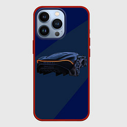 Чехол iPhone 13 Pro Bugatti Divo с полосой