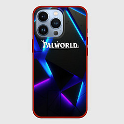 Чехол для iPhone 13 Pro Palworld неоновые плиты абстракция, цвет: 3D-красный