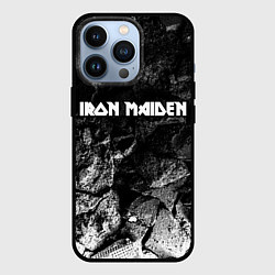 Чехол для iPhone 13 Pro Iron Maiden black graphite, цвет: 3D-черный