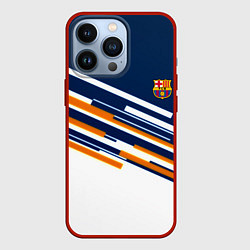 Чехол для iPhone 13 Pro Реал мадрид текстура футбол спорт, цвет: 3D-красный